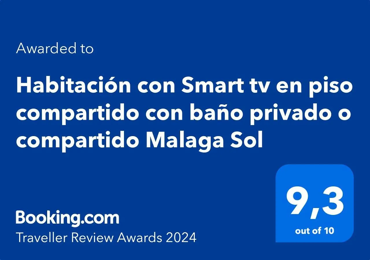 Homestay szállás Habitacion Con Smart Tv En Piso Compartido Con Bano Privado O Compartido Malaga Sol